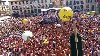 Qué viva España en el Cohete de Tudela 2022