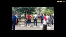 Terjadi kecelakaan lalu lintas di jalan Rawa Tembaga Kecamatan Bekasi Selatan Kota Bekasi