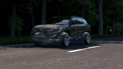 Technical illustrations - 4control advanced of Renault Austral