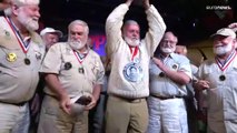 Jon Auvil, un abogado de 65 años, gana el concurso de sosias de Ernest Hemingway en Cayo Hueso