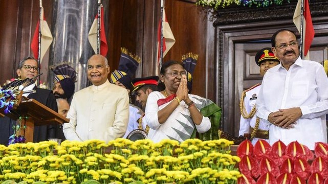 Droupadi Murmu’s swearing-in: Relatives, supporters head towards Rashtrapati Bhavan | Watch