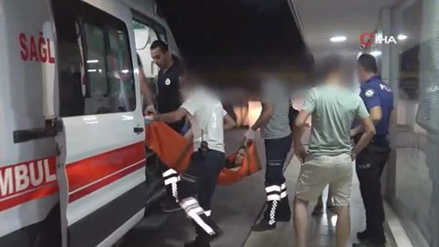 Çocuklarını görmeye gittiği evde eşine dehşeti yaşattı