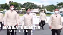 President Ferdinand Marcos Jr. arrives at the Batasang Pambansa Complex