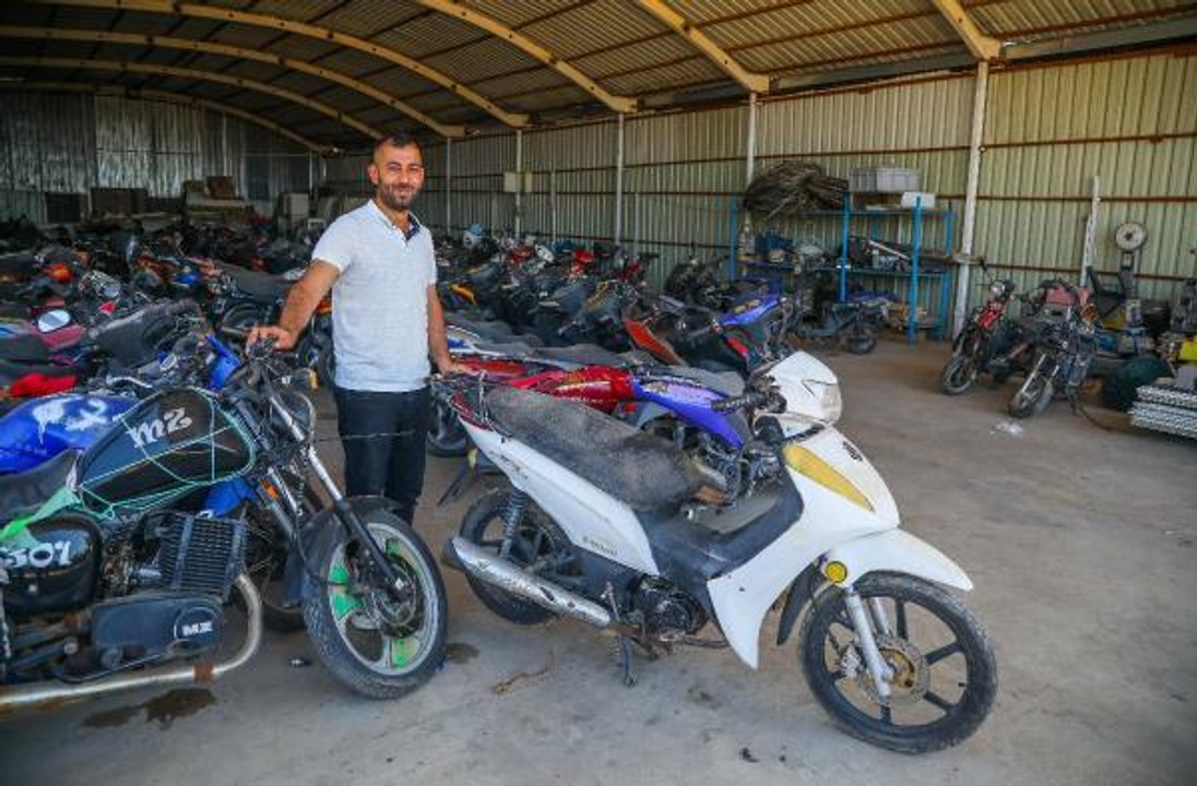 HURDA MOTOSİKLETLER GERİ DÖNÜŞÜMLE KULLANIMA SUNULUYOR