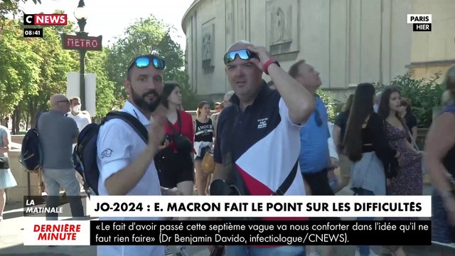 A deux ans des JO-2024, l'inquiétude monte notamment sur la sécurité - Emmanuel A deux ans des JO-2024, Emmanuel Macron organise aujourd'hui une réunion de chantier