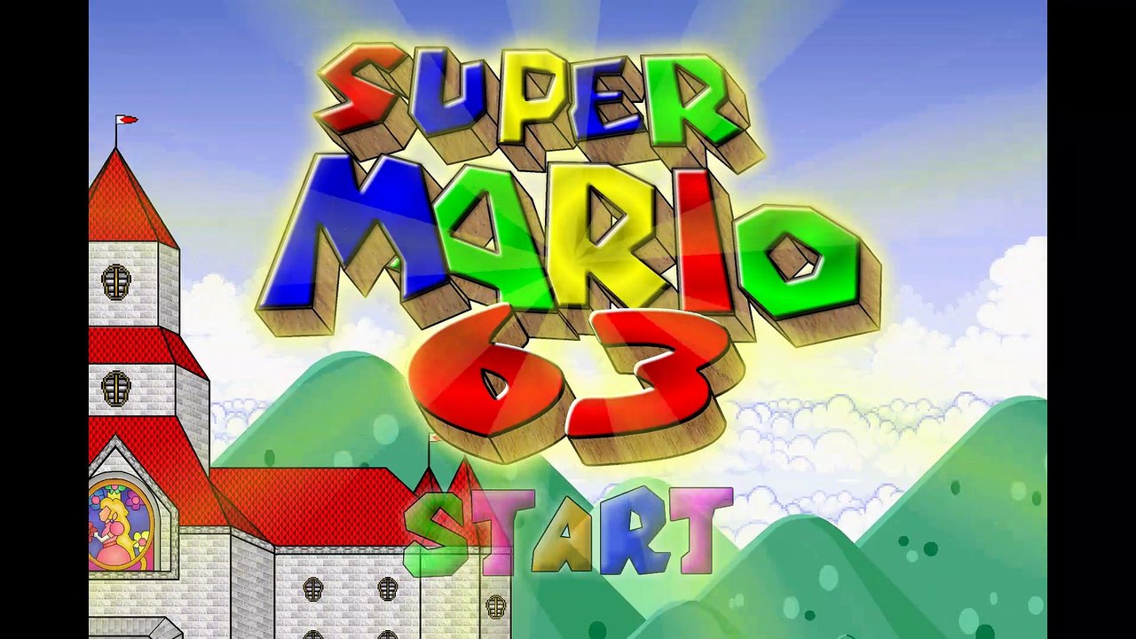 Playing Super Mario 63