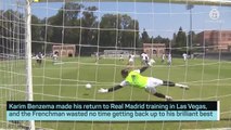 Benzema brilliance on return to Real Madrid training
