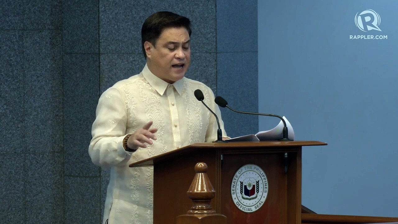 Acceptance speech of Senate President Juan Miguel Zubiri