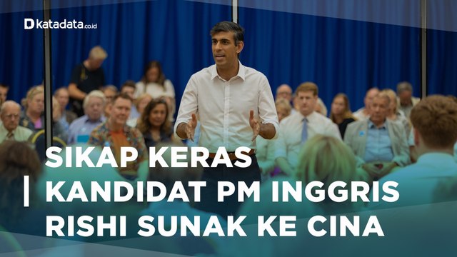 Kandidat PM Inggris, Rishi Sunak - Cina Ancaman Nomor Satu Inggris | Katadata Indonesia