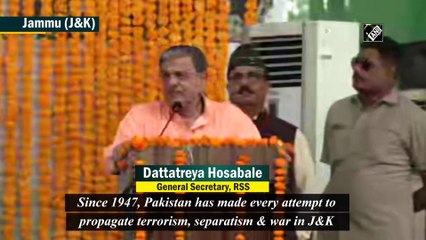 People of PoK look up to India for freedom from Pakistan: RSS Gen Secretary