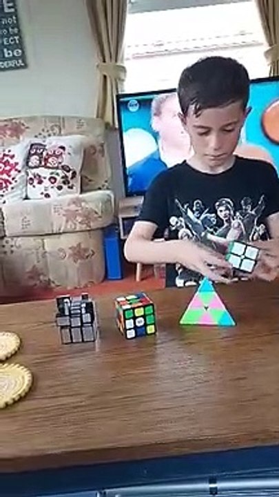 Youngster solves puzzles in rapid time