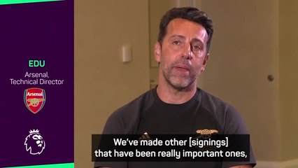 Edu excited by arrival of Jesus and Zinchenko