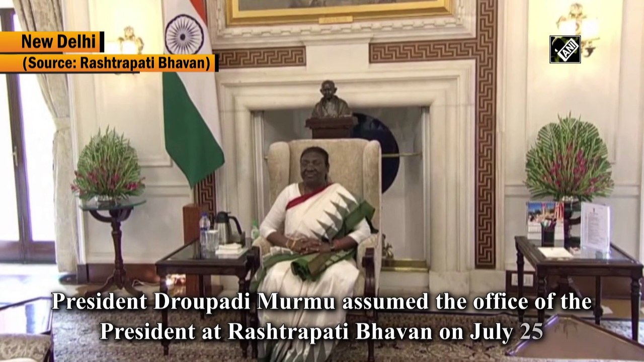 Droupadi Murmu assumes office of President at Rashtrapati Bhavan