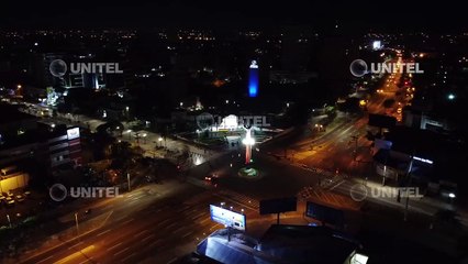Imágenes aéreas muestra la zona del segundo anillo y Cristo Redentor