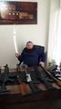 Küçükçekmece Rizeliler Derneği Başkanı Ahmet Sivri’nin silahlı-kılıçlı videosu gündem oldu