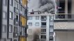 Esenyurt'ta bina yangını: Dumanların yükseldiği binaya müdahale ediliyor