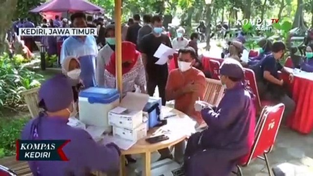 Dinas Kesehatan Kota Kediri Kembali Gencarkan Vaksinasi Massal