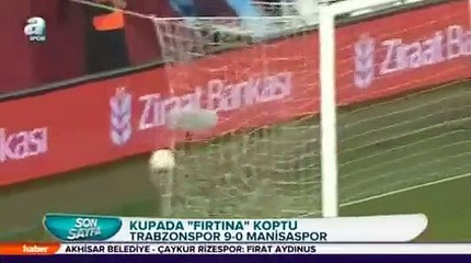 Trabzonspor 9-0 Manisaspor 25.12.2014 - 2014-2015 Turkish Cup Group B Matchday 3