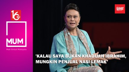 'Kalau saya bukan Khadijah Ibrahim, mungkin penjual nasi lemak'