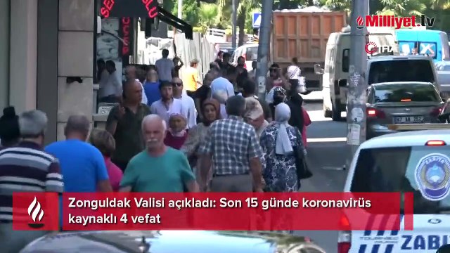 Zonguldak Valisi açıkladı: Son 15 günde koronavirüs kaynaklı 4 vefat