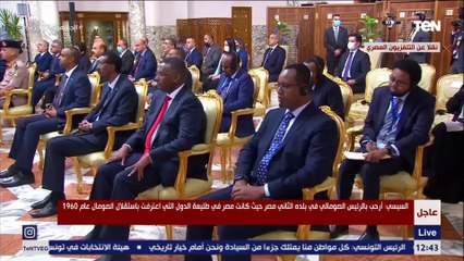 Download Video: كلمة الرئيس السيسي خلال المؤتمر الصحفي المشترك مع الرئيس الصومالي