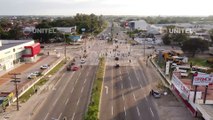 8 Anillo y avenida Cristo Redentor, jornada de paro en Santa Cruz