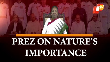 President Draupadi Murmu I’m Born In Tribal Tradition Living Life In Harmony With Nature