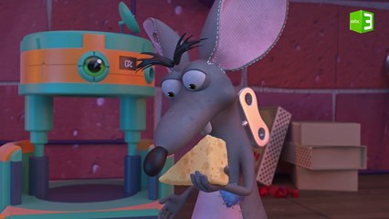 الفأران سعيدان بماكينة صناعة الجبن ولكن..