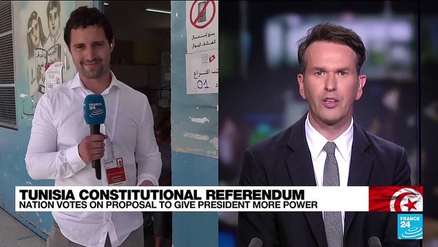 Fears for Tunisian democracy as Saied holds referendum