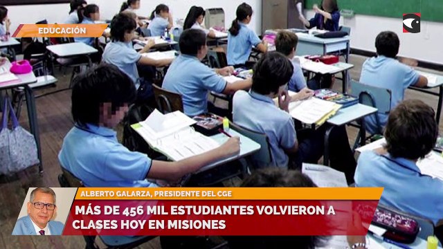 Más de 456 mil estudiantes volvieron a clases hoy en Misiones