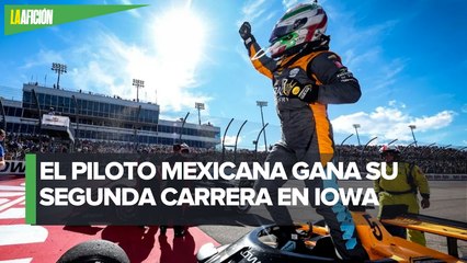 El mexicano Pato O’Ward gana segunda carrera en Iowa