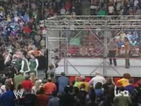HBK vs. the spirit squad (cage) (part 1 of 2)