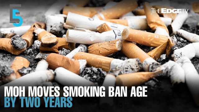EVENING 5: MoH moves the age for the generational smoking ban