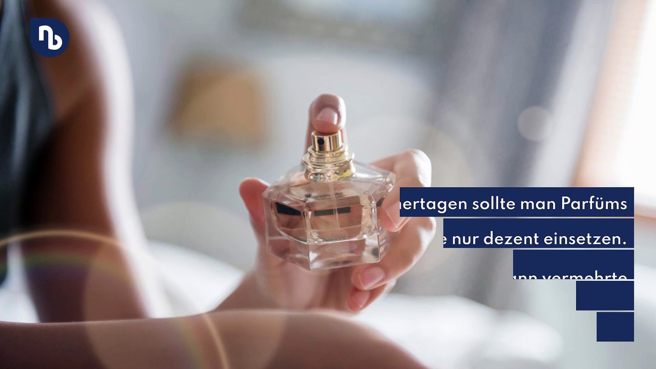 Sommertipp: An heißen Tagen weniger Parfüm auftragen