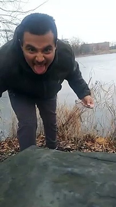 Pabloo Tries To Show You How To Break Ice With Your Face