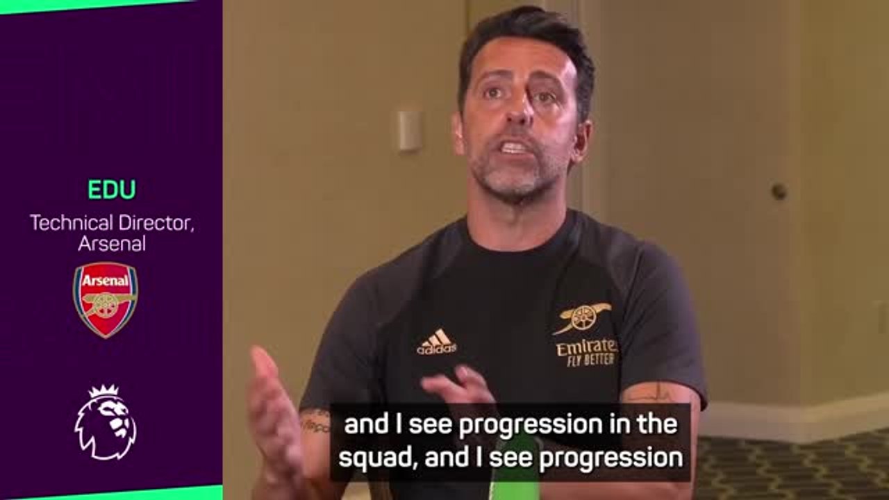 Edu seeing Arsenal progress after investment