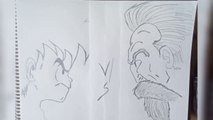 Son Goku vs Jackie Chun Dragon Ball (1986)#art #how #drawing #dragonball #dragonballz
