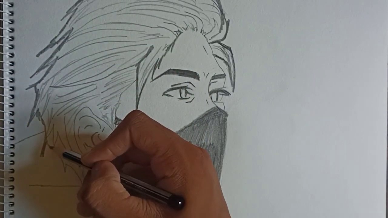 Handsome anime character drawing tutorial #art #drawing #how #animedrawing