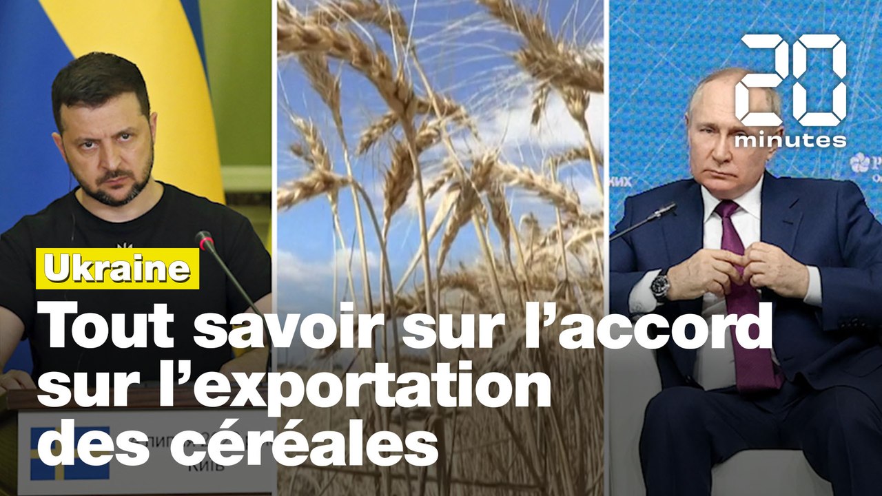 Guerre en Ukraine: Tout comprendre sur l’accord sur les céréales entre la Russie et l’Ukraine