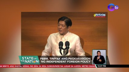 Pagrepaso sa tax system at maayos na paggasta ng nat'l budget, target ng Marcos admin para mapalago ang ekonomiya | SONA