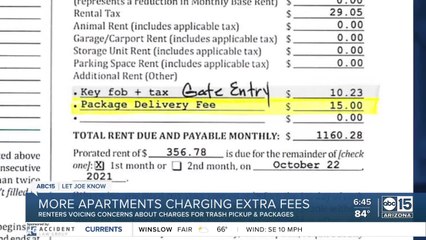 Package delivery? Trash valet? Renters paying 'absurd' fees