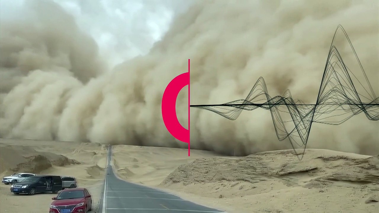 Monster-Sandsturm in China: Autofahrer saßen mehrere Stunden fest