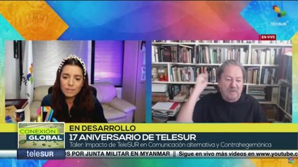 Download Video: Patricia Villegas dialoga con Paco Ignacio Taibo sobre impacto de teleSUR en el escenario mediático