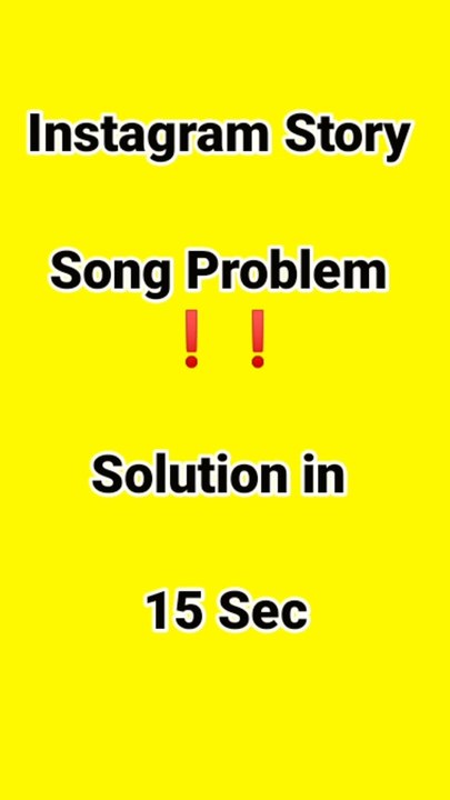 Instagram story problem solution in 15 sec | Hindi song problem solve | Instagram bug fixed | Gamingstar agency