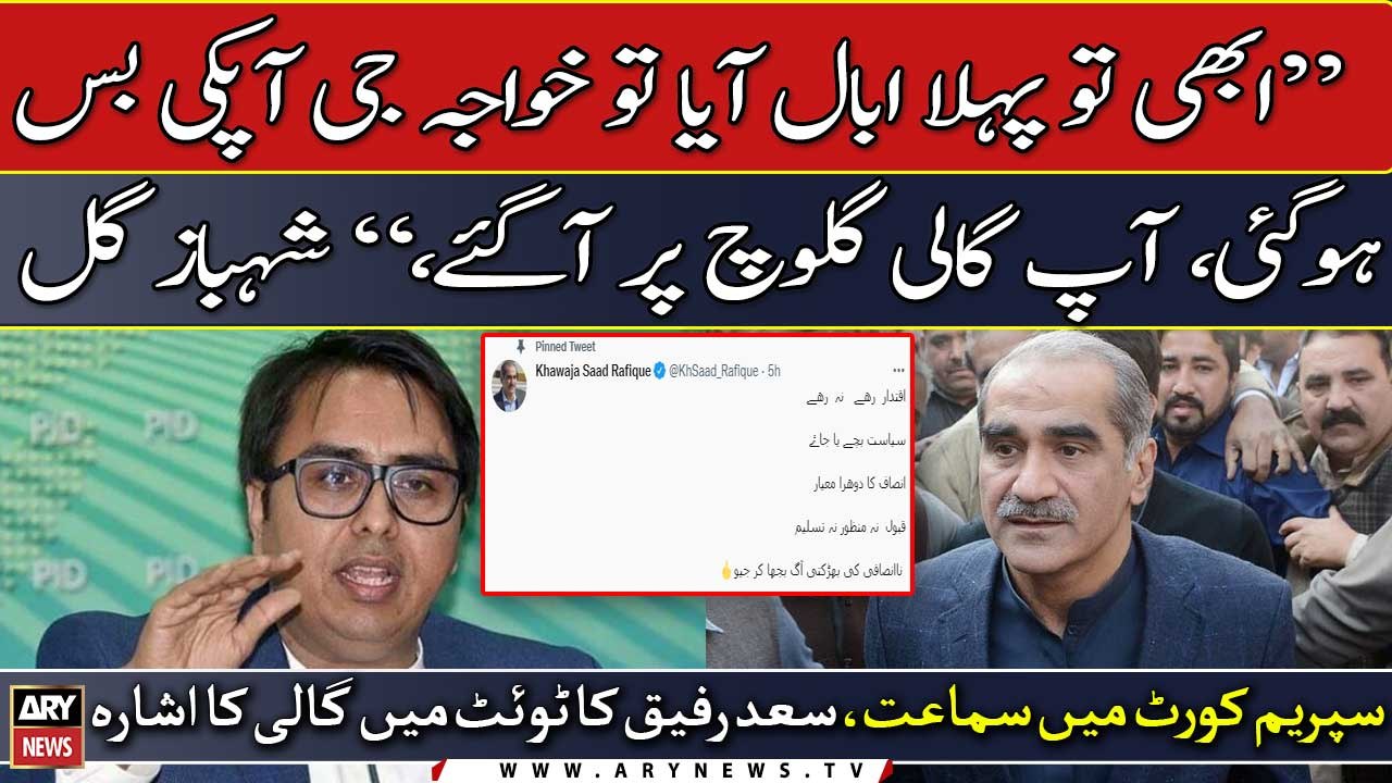 SC hearing, Saad Rafique tweet indicates 'abusing'