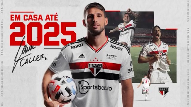 São Paulo anuncia renovação de contrato de Calleri até 2025