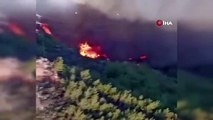 Son dakika haberleri... Söke'de orman yangını: 7 helikopter ve 4 uçakla müdahale devam ediyor