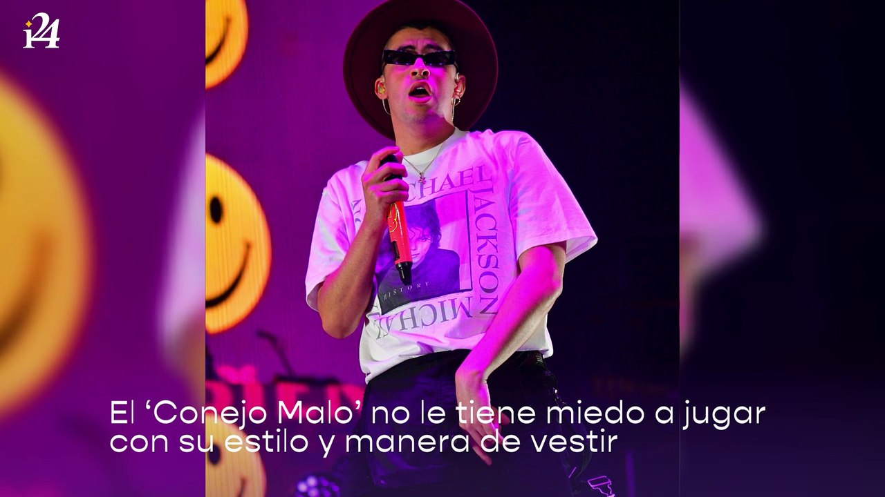 Bad Bunny desafía las normas de género en la moda usando faldas y tacones