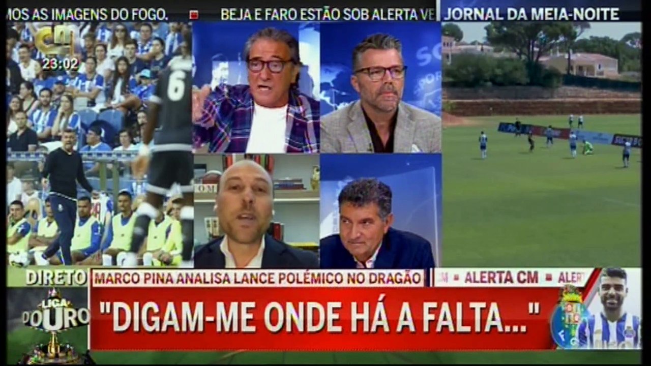 RODOLFO REIS REBENTA COM MARCO PINA " ES ARBITRO MAS ES BENFIQUISTA, ES UMA VERGONHA"
