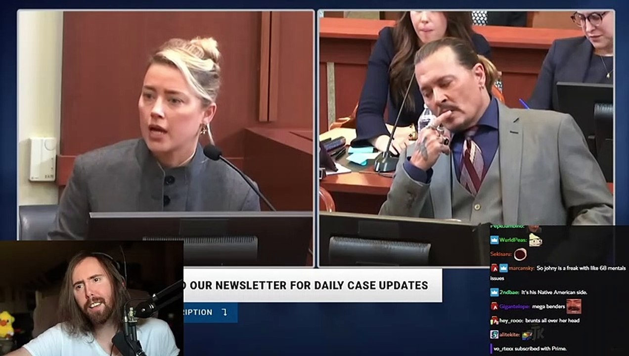 Johnny Depp Trial | The JUDGE Shuts Down Amber Heard lawyer |Asmongold Reacts